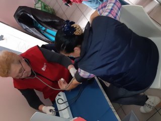 Measuring Blood Pressure and Blood Sugar