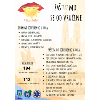 ZAŠTITA OD VELIKIH VRUĆINA - PREPORUKE ZA JAVNOST